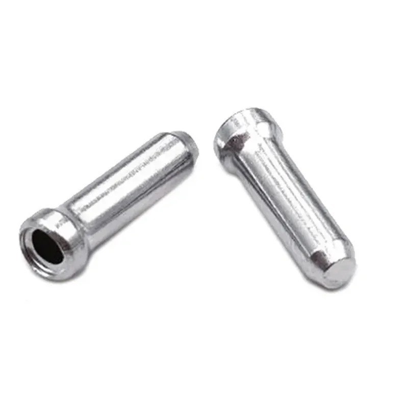 New 50 Pcs Aluminum Bike Bicycle Shifter Brake Cable Tips Caps Ends Crimps
