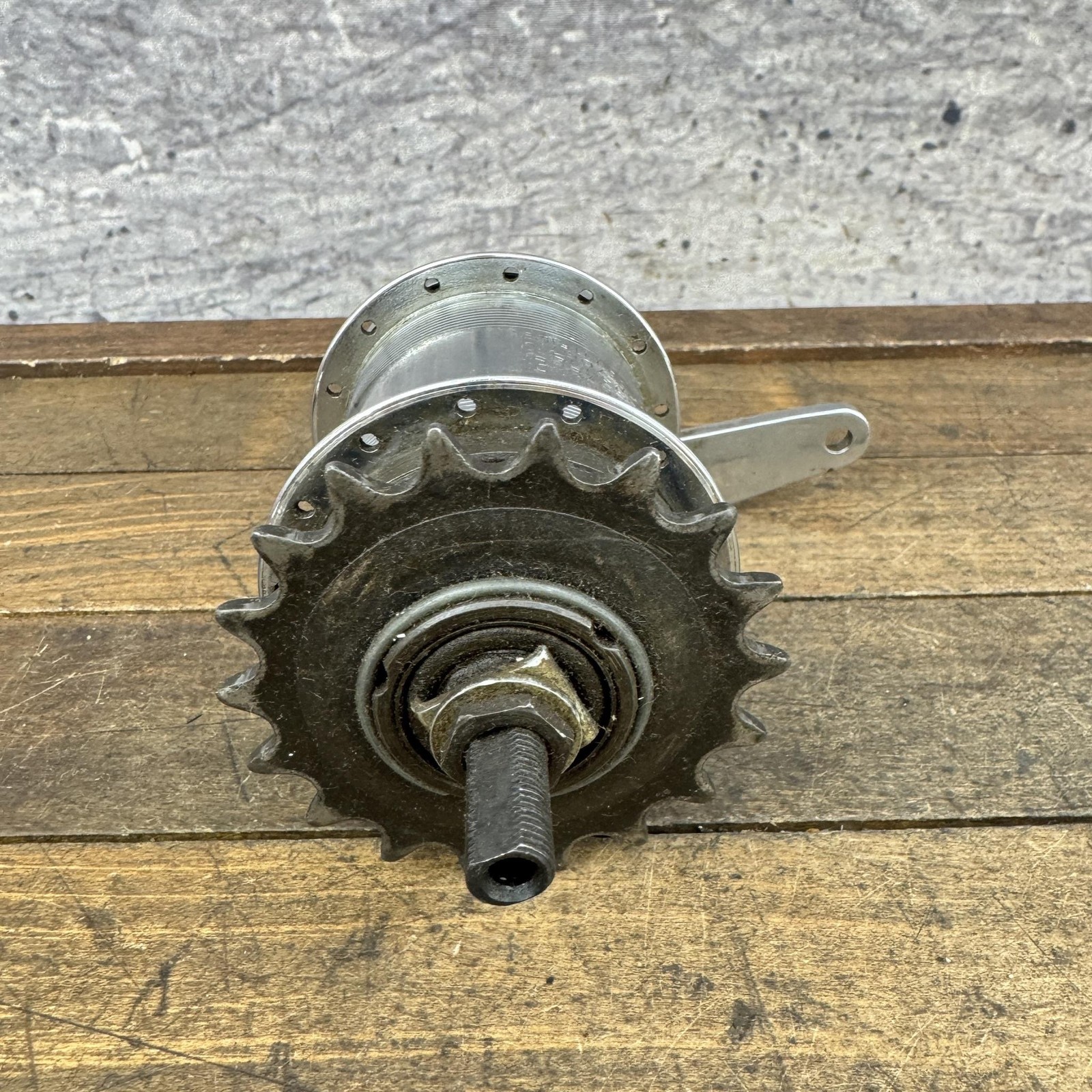 Vintage Sturmey-Archer S3C Rear Hub 28H 3 Speed Nutted Coaster Brake Cruiser 74