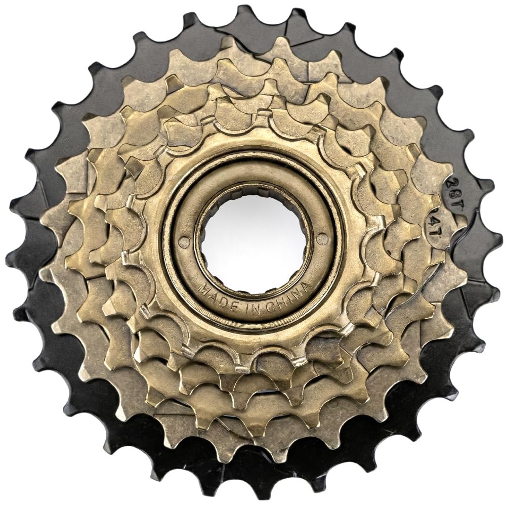 6 Speed Bike Freewheel Multi Freewheel Cog Steel Threaded Flywheel Sprocket