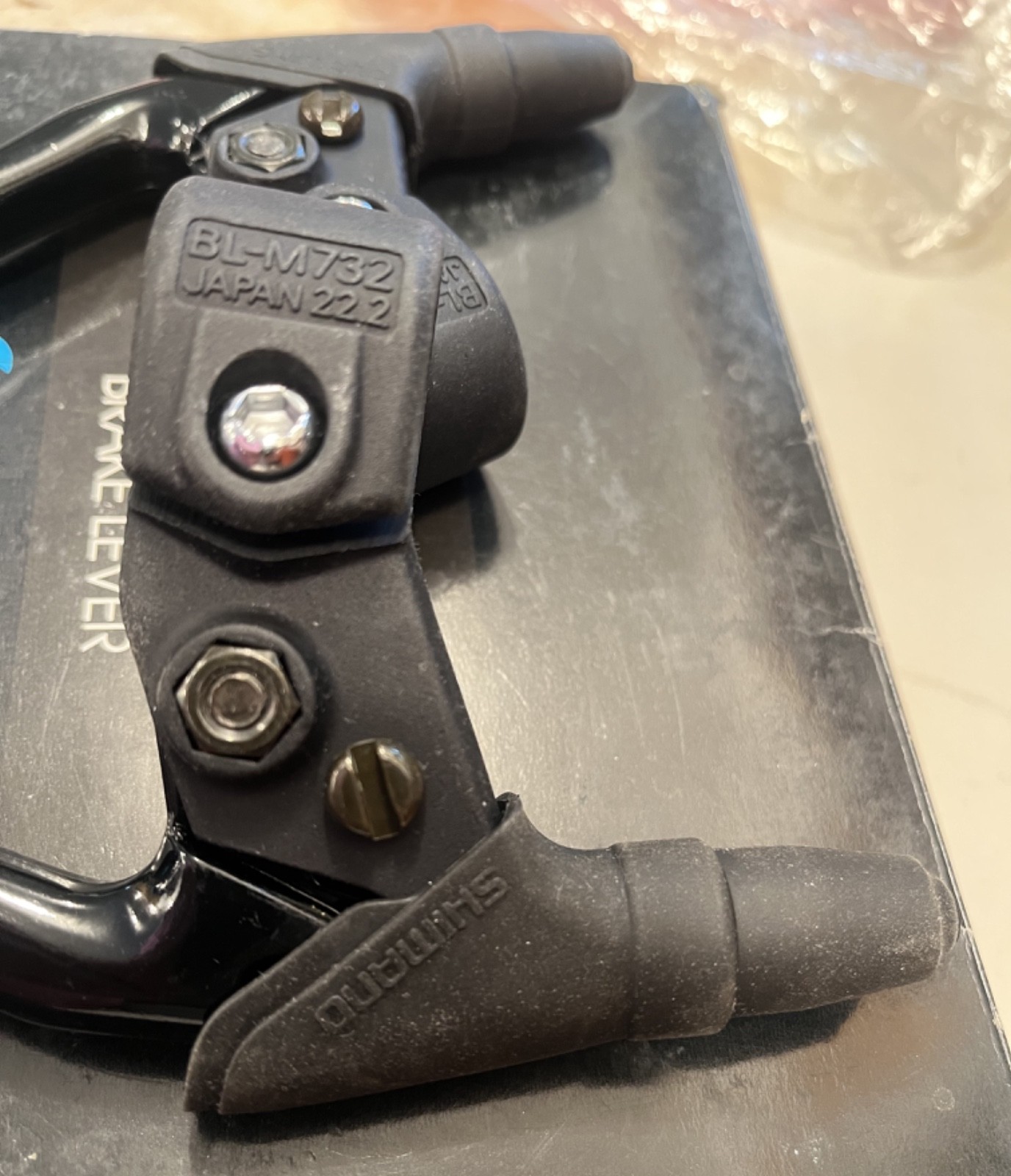 NOS NIB Vintage Shimano Deore XT II 4-Finger Brake Levers BL-M732 – MINT In Box
