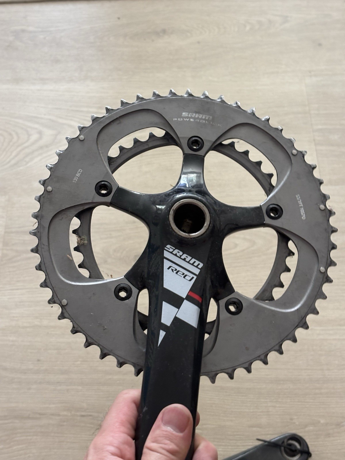 Sram Red Crankset 130 BCD 53/39T Double 10 Speed Powerglide