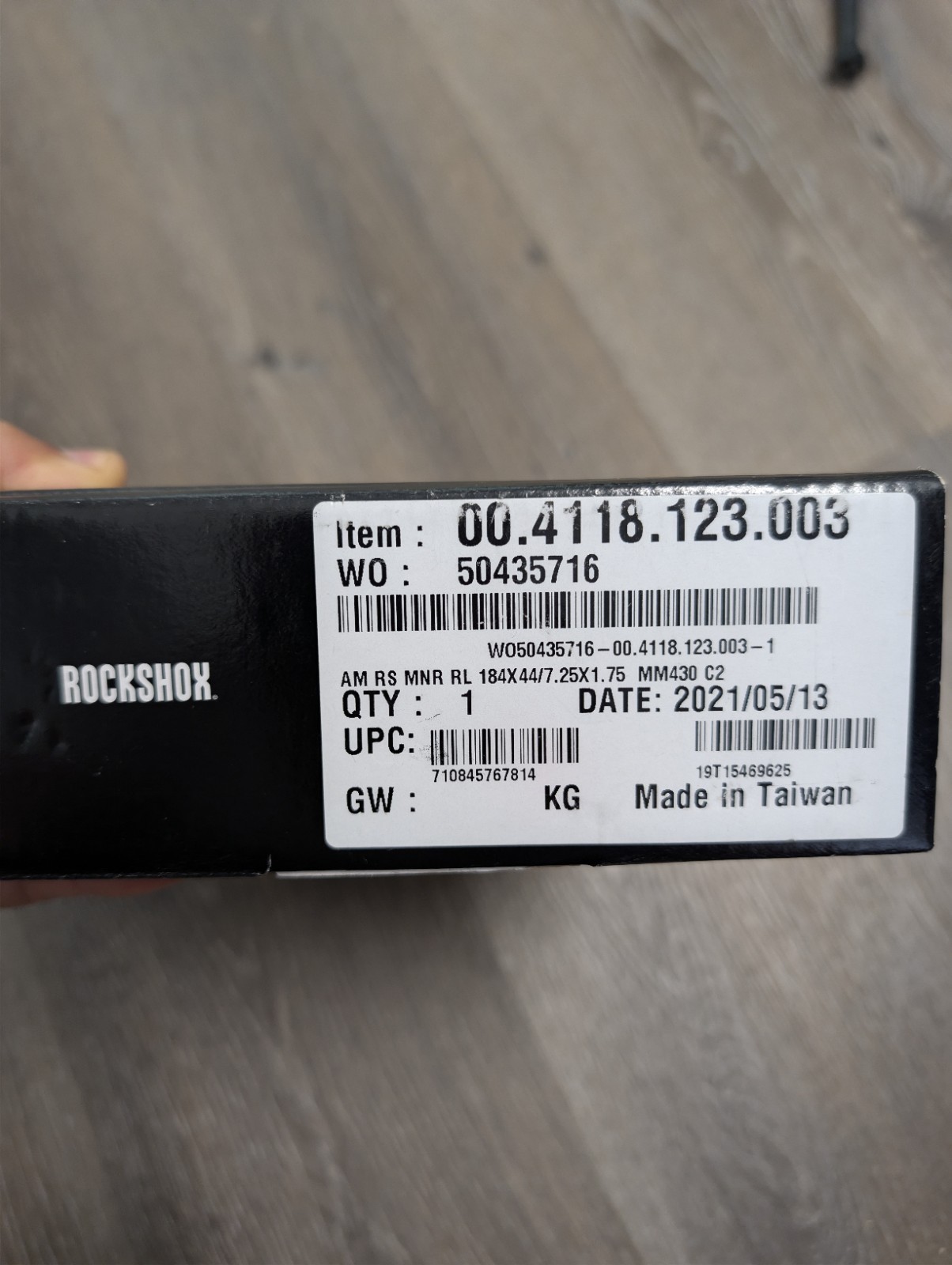 RockShox Monarch RL Bike Air Rear Shock Absorber 184x44mm 7.25×1.75 275 Max PSI