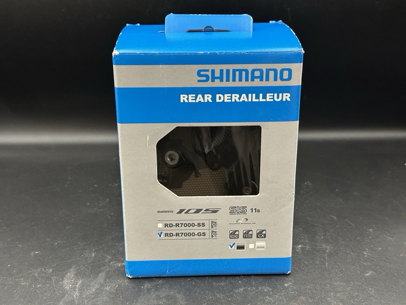 Shimano 105 RD-R7000-GS Rear Derailleur Medium Cage 11 Speed Road Black