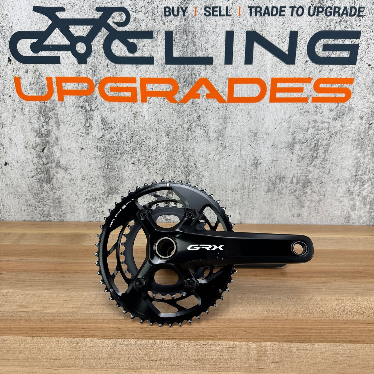 Shimano GRX FC-RX810/RX820 170mm 48/31t 4-Bolt 12-Speed Crankset 24mm Spindle