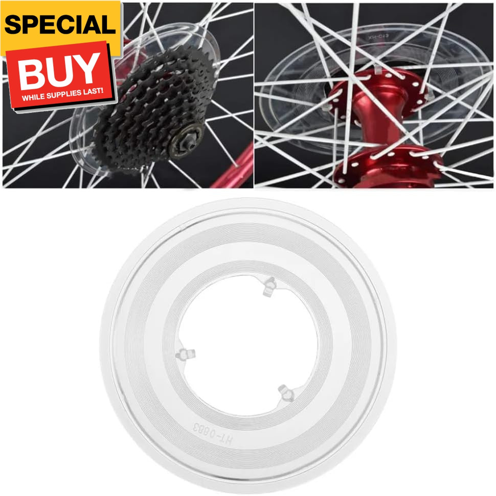 3 Pack Bike Spoke Protector Flywheel Spokes Guard Plastic Cover for Bicycle Rear