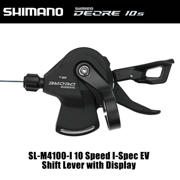 SHIMANO Deore SL-M4100-I 10 Speed I-Spec EV Shift Lever with Display Right Hand