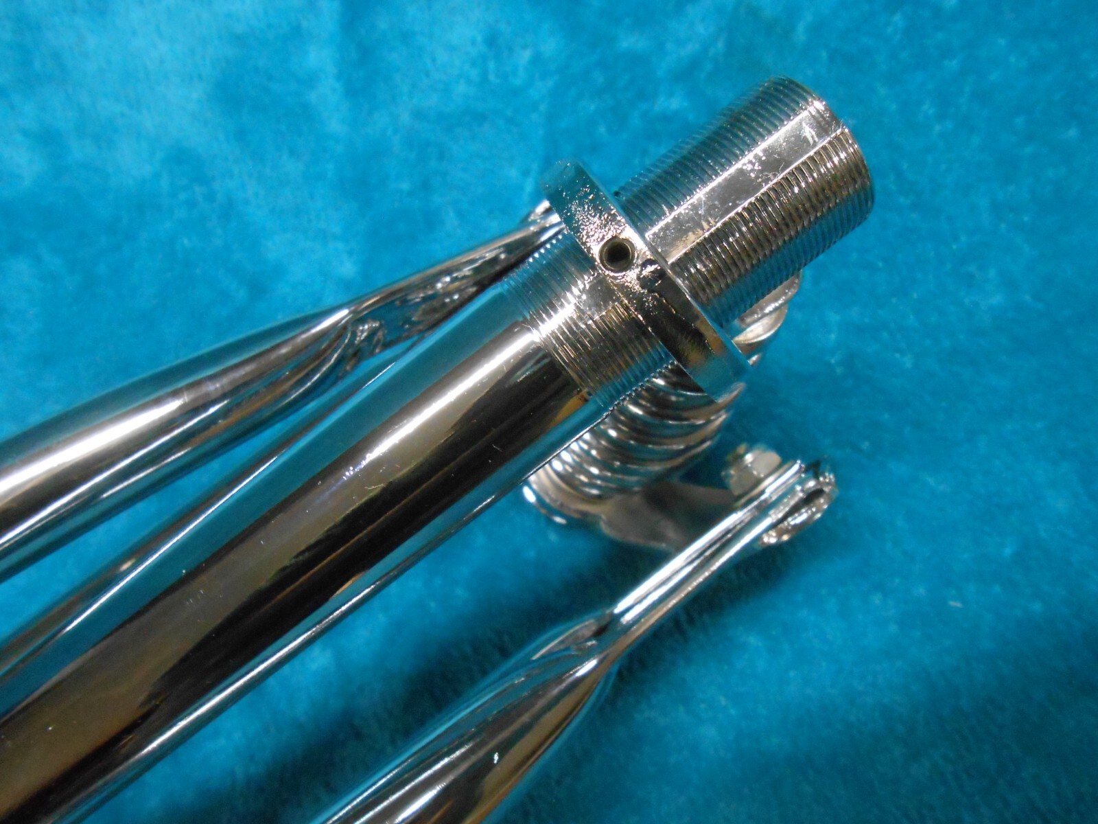 26” CHROME CRUISER BICYCLE SPRINGER FORK VINTAGE SCHWINN CHOPPER BIKE 1″ HEADSET