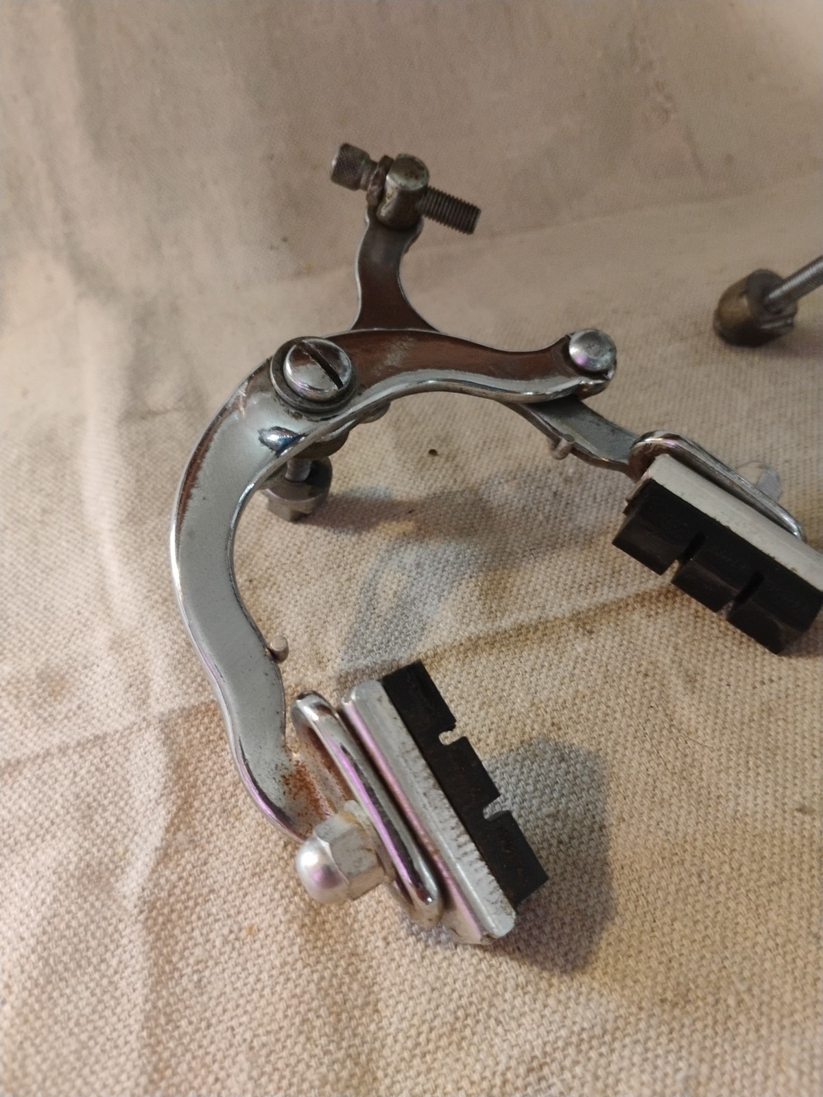 Vintage Raleigh Chrome Side Pull Brake Calipers Made In England
