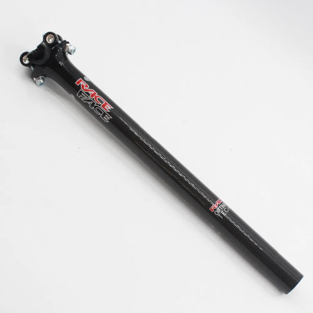 Road Mountain Bike Carbon Fibre Seatpost MTB 25.4/27.2/30.8/31.6MM 350/400MM