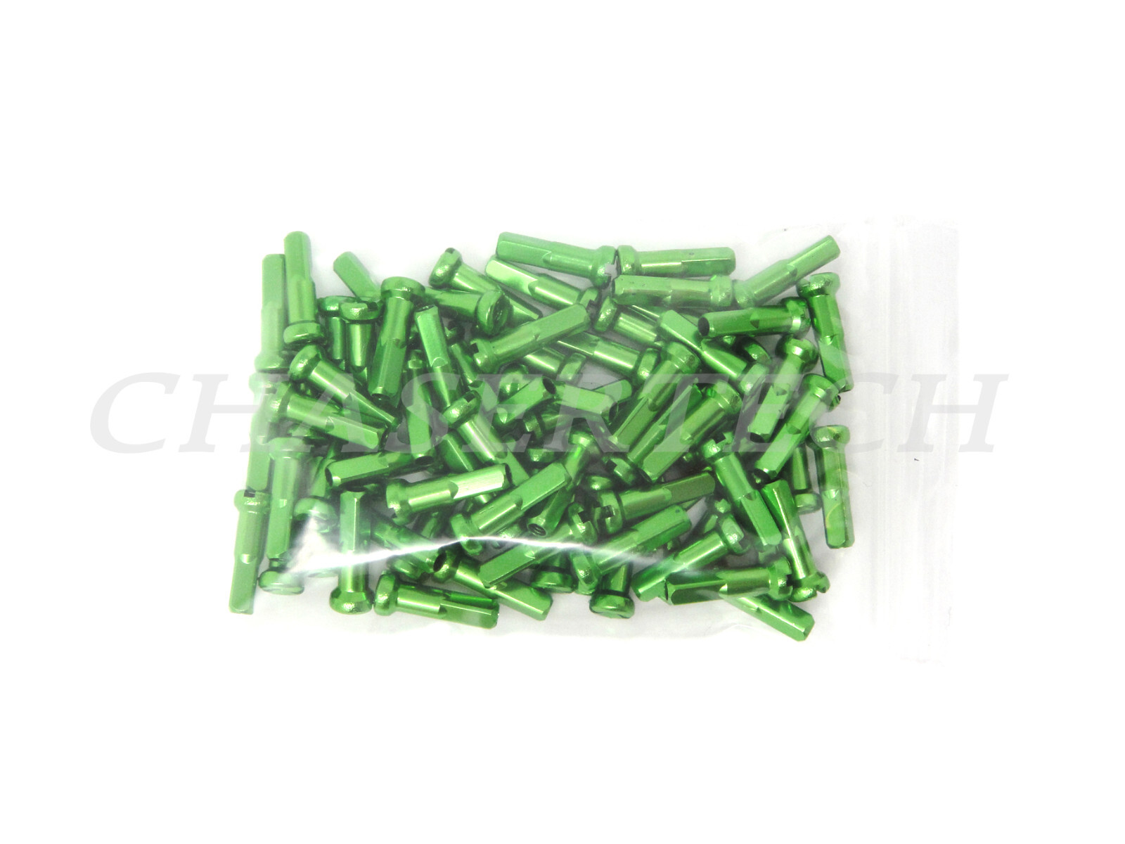 MTB Road BMX Bike 7075 Alloy Spoke Nipples 2.0mm 14G 9/16″ 100 Pcs Apple Green