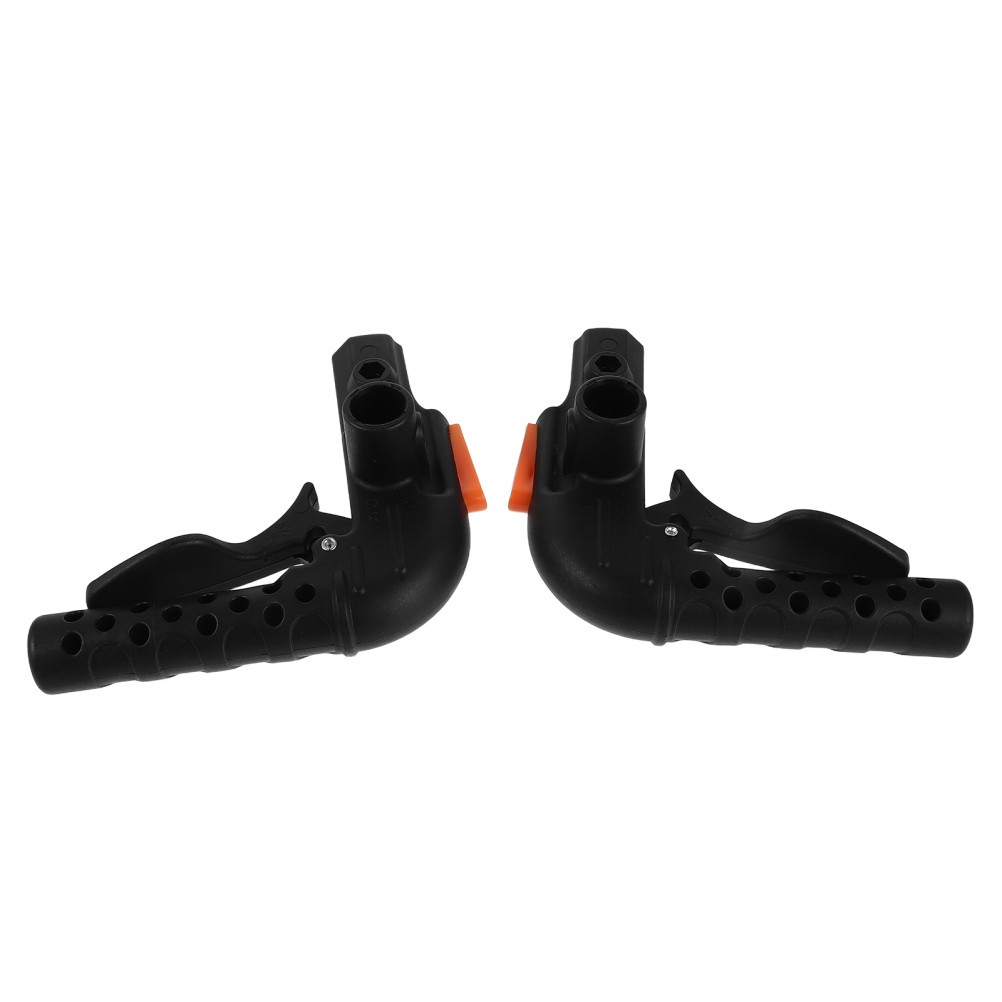 1 Pair Wheelchair Brake Handles Replacement Durable Plastic Metal Rubber