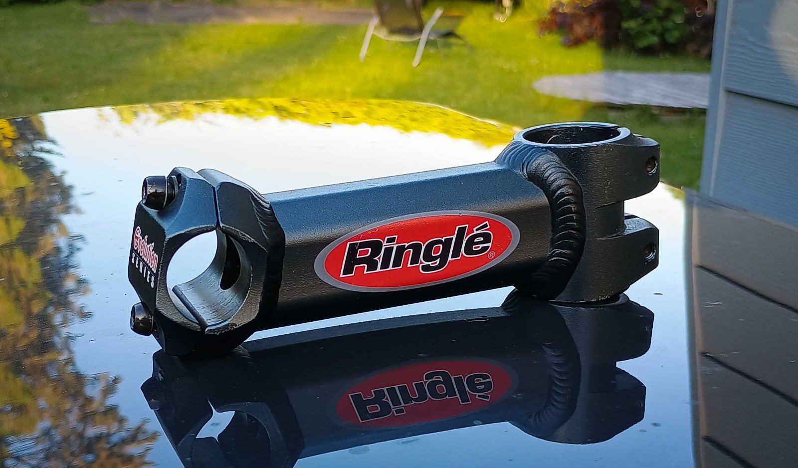 RINGLE EVOLUTION SERIES Vintage Stem 125mm 1-1/8″ 25.4 Grey Retro MTB Yeti Klein