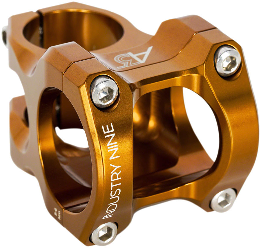 Industry Nine A35 Stem – 50mm, 35mm Clamp, +/-6, 1 1/8″, Aluminum, Bronze