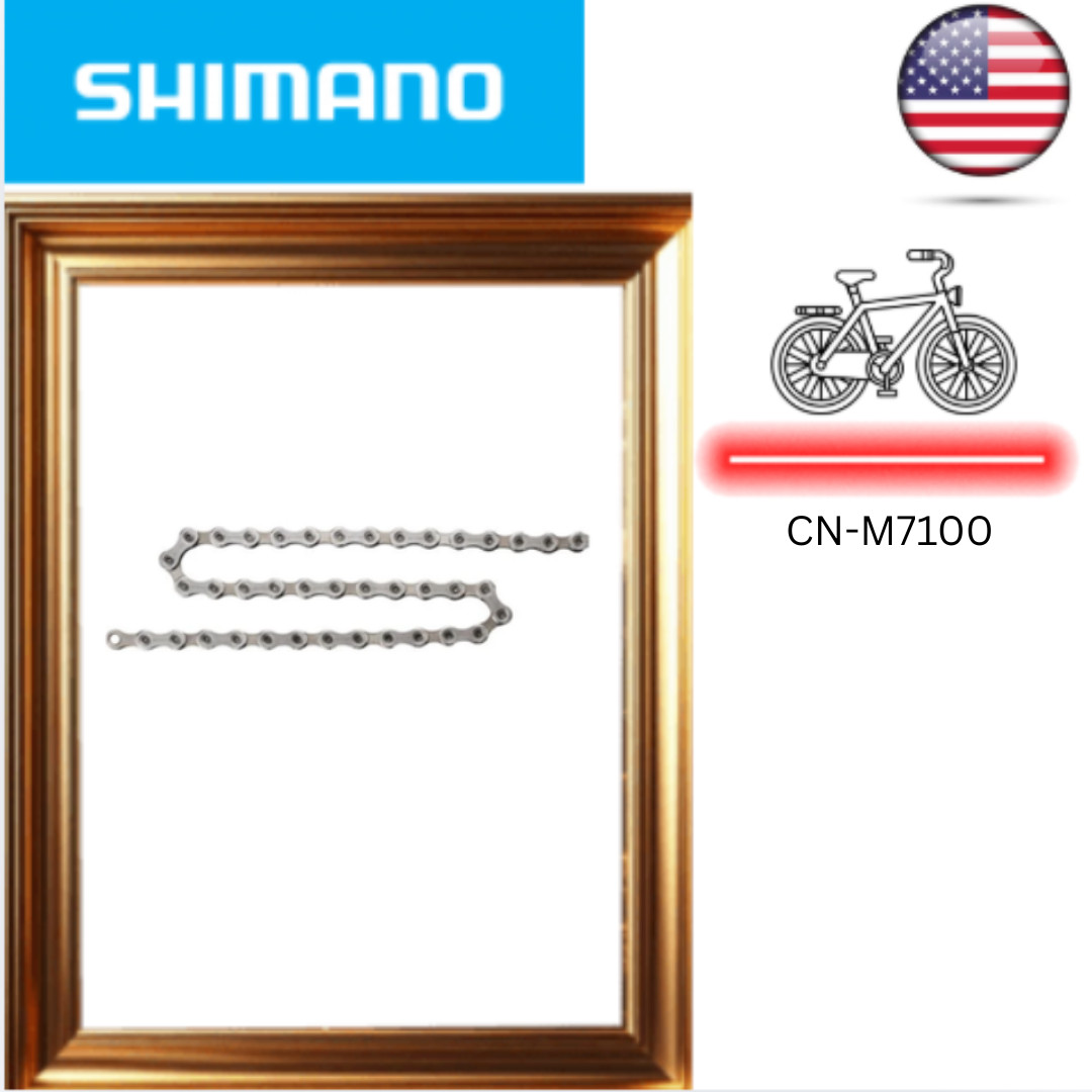 Shimano 12 Speed CN-M7100 MTB Road Bike Chain 122 Links Bicycle Chain