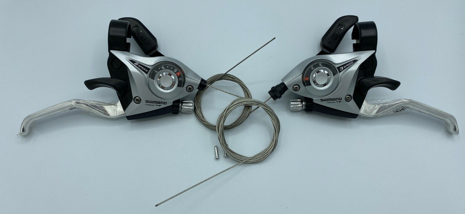 Shimano ST-EF51 3×7/8/9 Speed Shifters / Brake Levers Combo Kit Black/Silver
