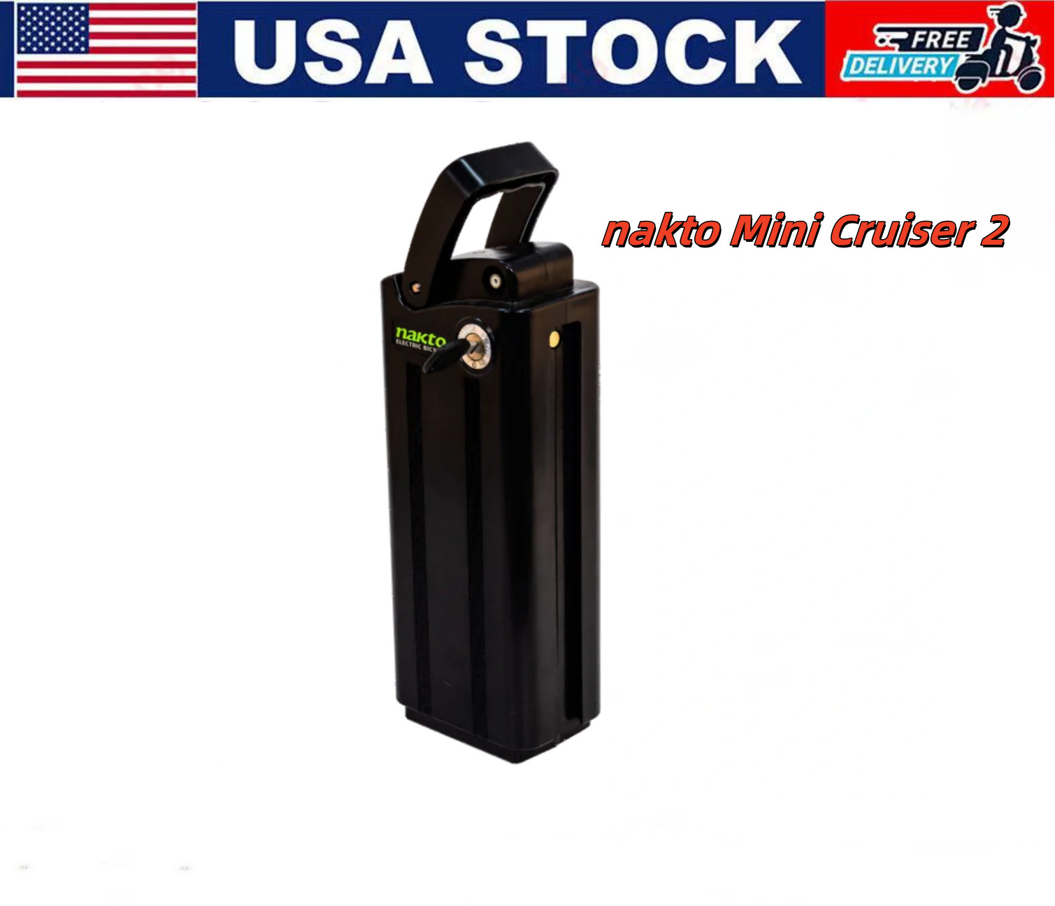 Nakto Battery 48v 8Ah Ebike Battery Replacement for Mini Cruiser 2