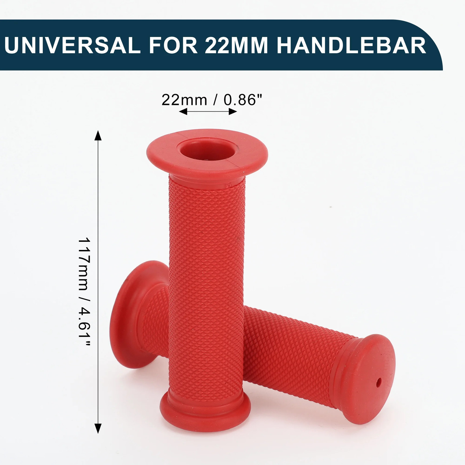 X Autohaux Bike Handlebar Grips Covers 117mm Long Lightweight | ycle End Grip