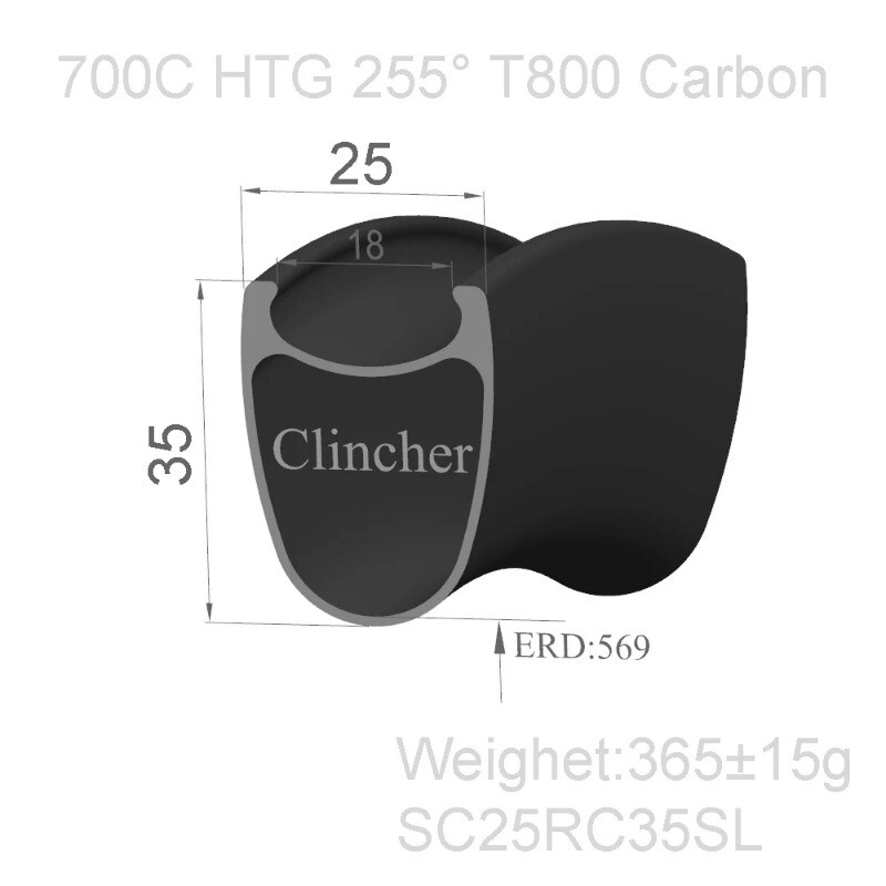 Superlight 700C Road Bike Carbon Rims Symmetric Tubeless Clincher Bicycle Wheels