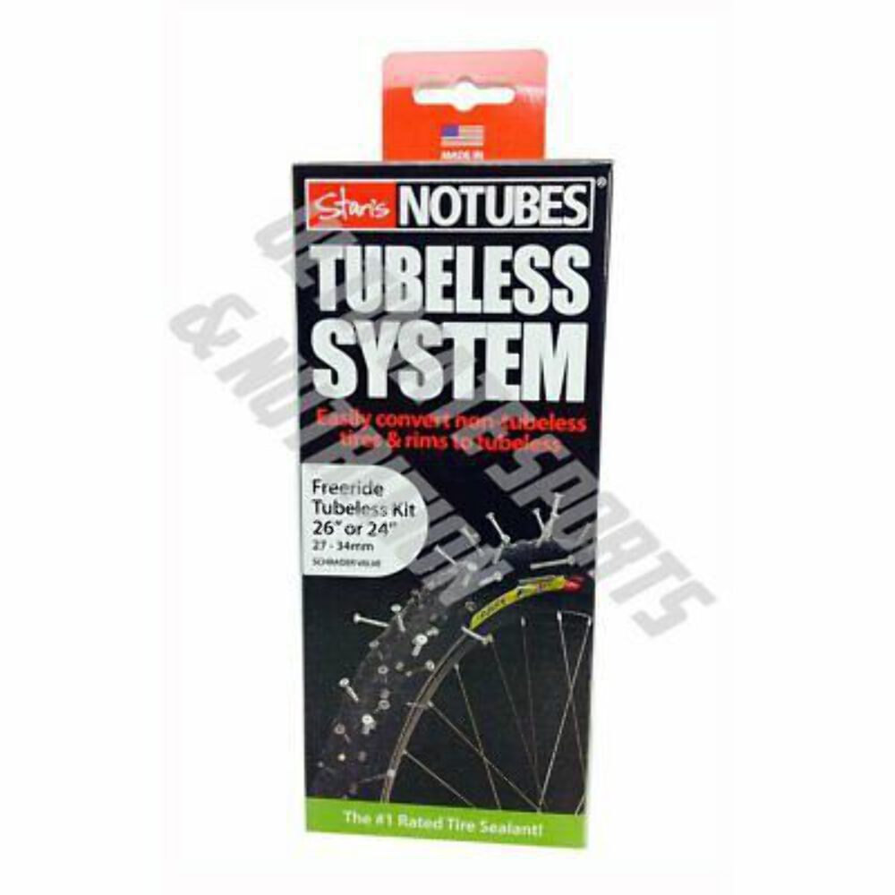 Stans NoTubes Freeride Bicycle 26in Tubeless System Stan’s Sealant Kit KT0010