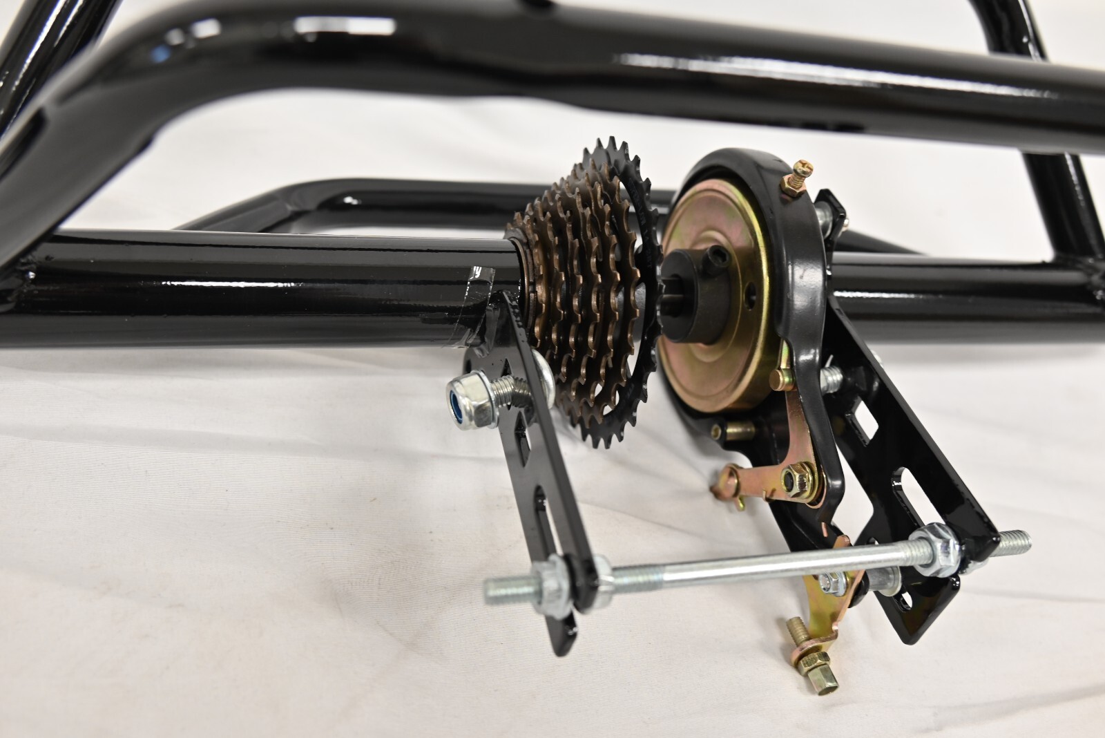 20″-24″-26″ TRIKE ADULT TRICYCLE CONVERSION KIT 7 SPEED 15mm AXLE WHITE FRAME
