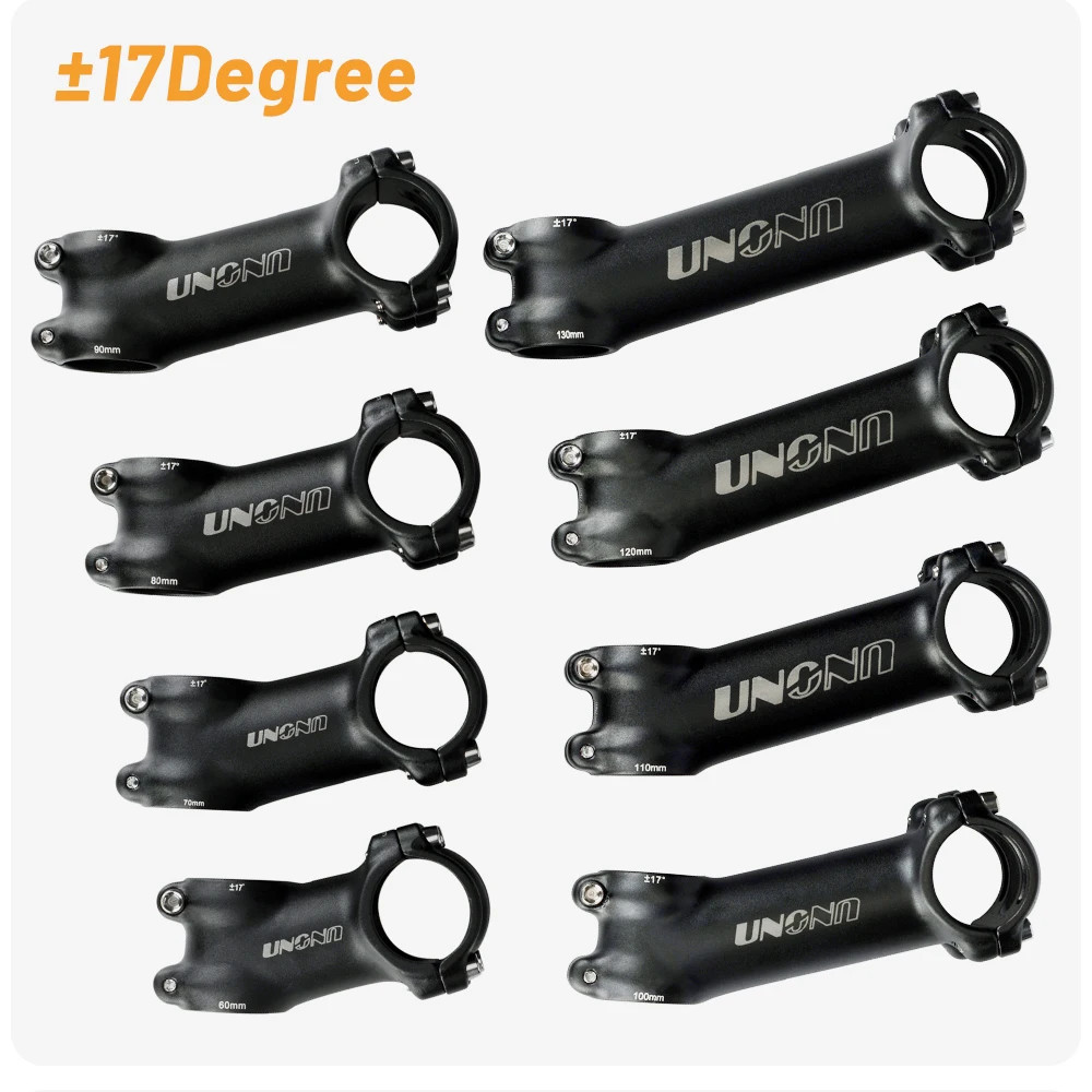 MTB Bike Stem -7° 17° 35° 31.8mm Aluminum Ultralight 60-130mm Road Stem
