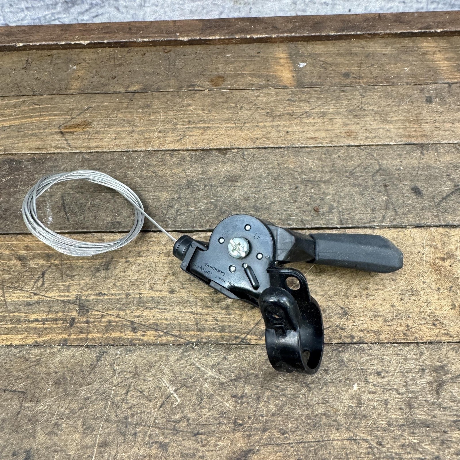 Vintage Shimano SL-MS41 Left Thumb Trigger Shifter MTB Mountain No Bolt Friction