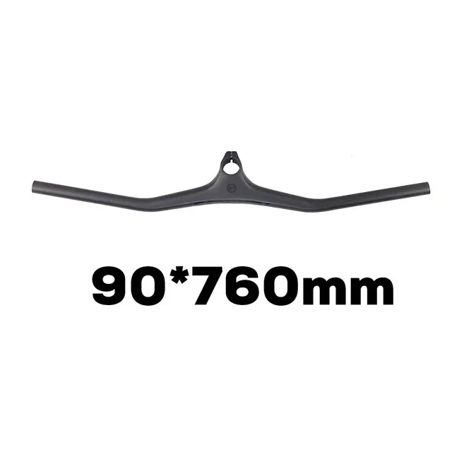 Mtb Handlebars And Stem 28.6mm -10Degree Carbon Integrated Handlebar 720-760mm