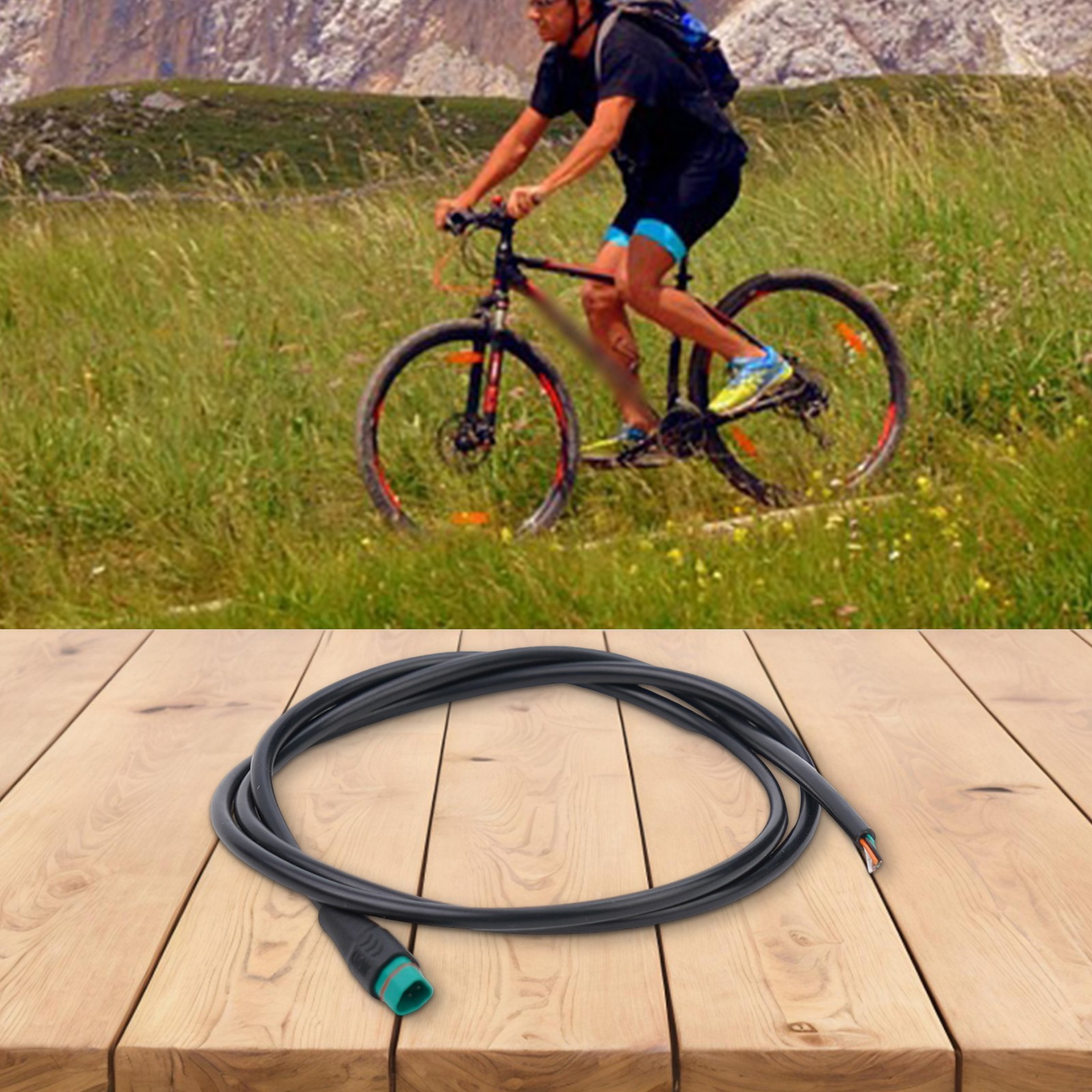 Extension Cord Shaped Plastic+Steel Signal Line Waterproof Accessories