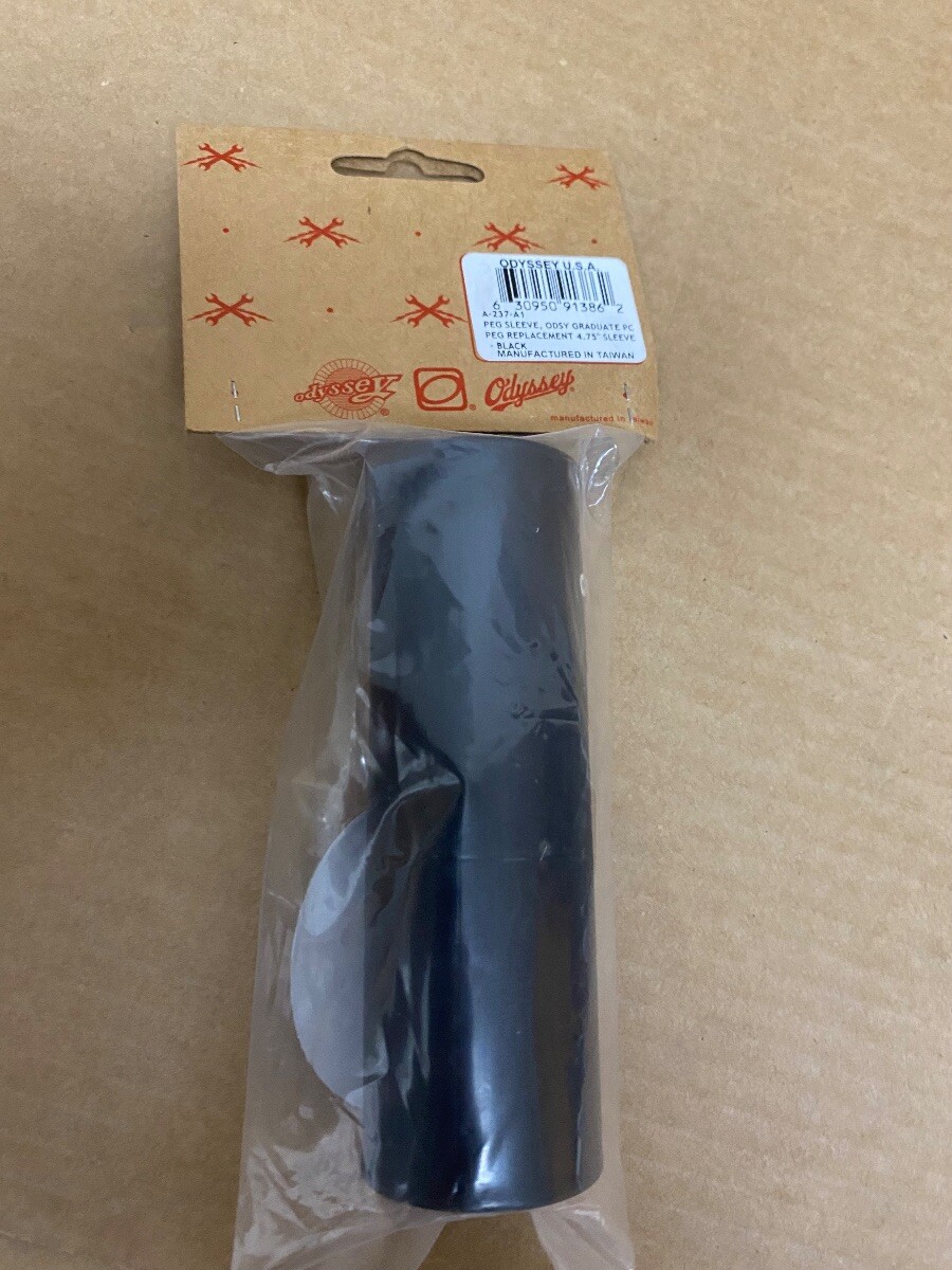 Odyssey peg replacement sleeve 4.75 inch black new bmx GT04172