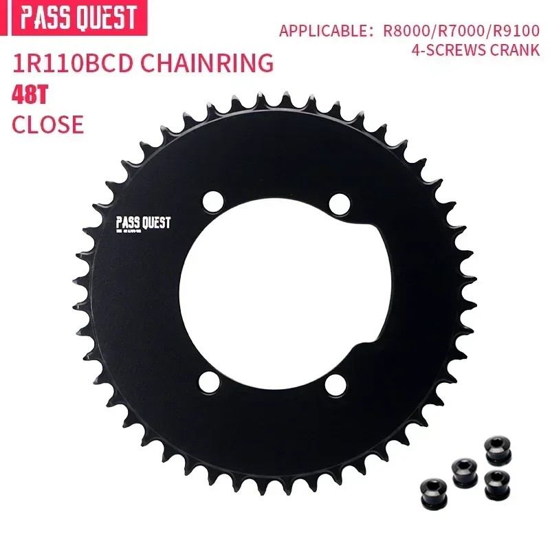 Pass Quest 110 BCD Chainring Road Bike Chainwheel for Shimano R7000 Chain Ring