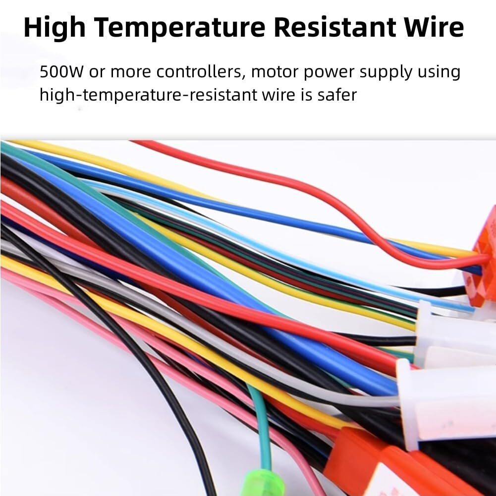 36V 48V 350W E-Bike Brushless Controller 6 Tube Dual Mode for Electric Bicy U7Q1
