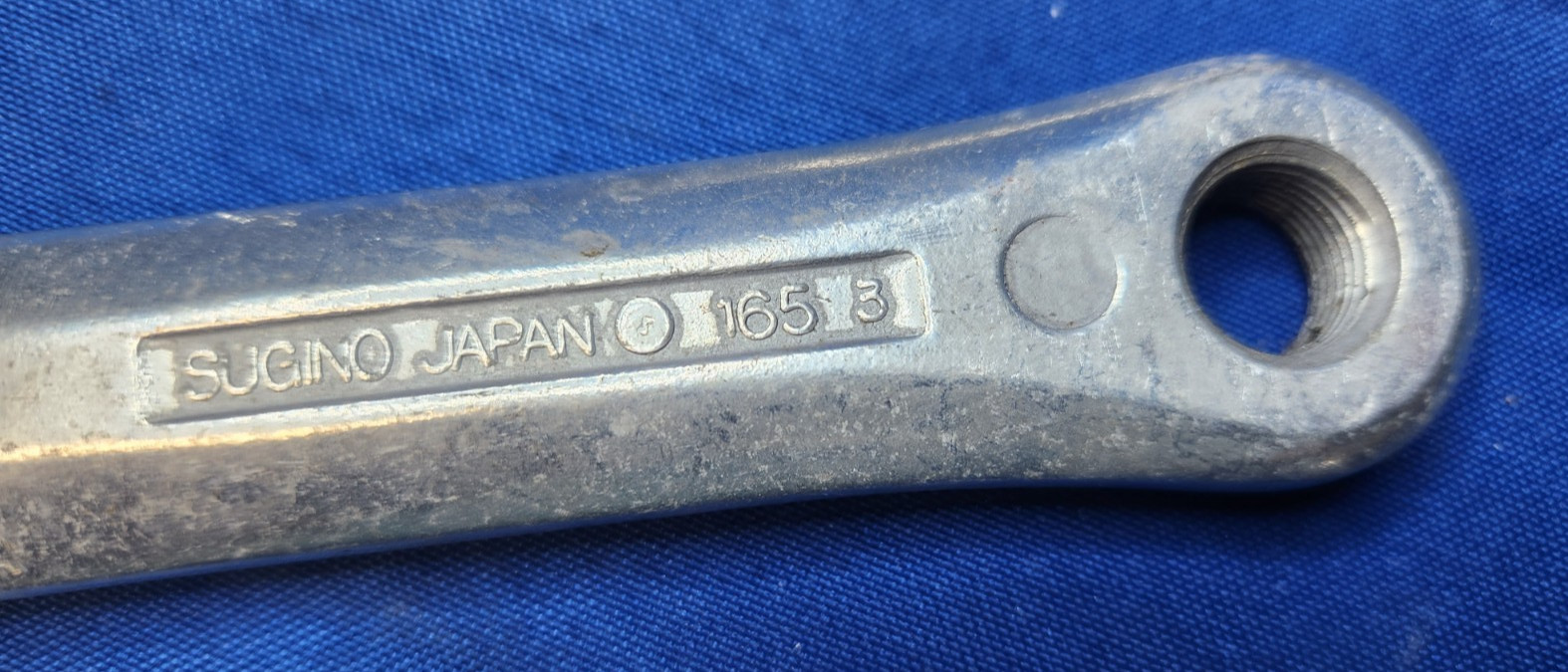 Vintage Sugino JAPAN Crank ARM LEFT 165 mm MS Stamp MTB Eroica 80s