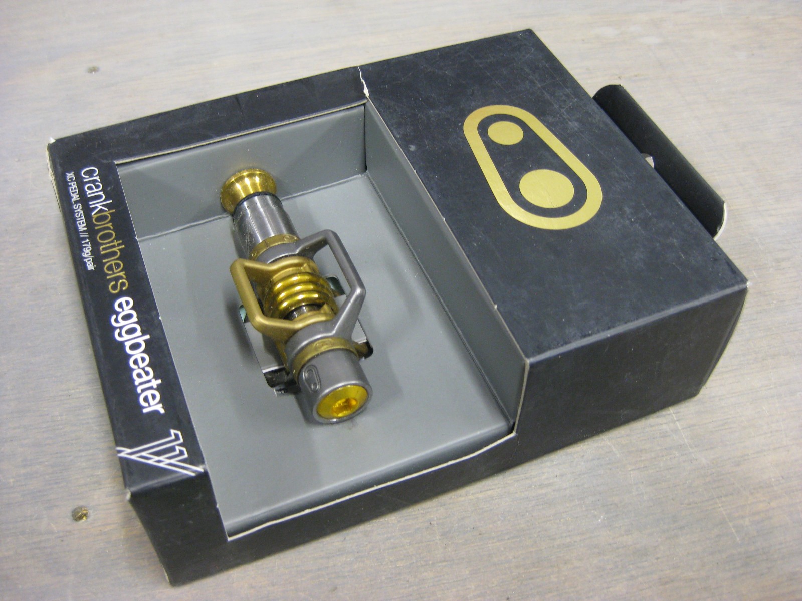 Crankbrothers Egg Beater 11 Pedals Ti /Gold, XC Pedal System