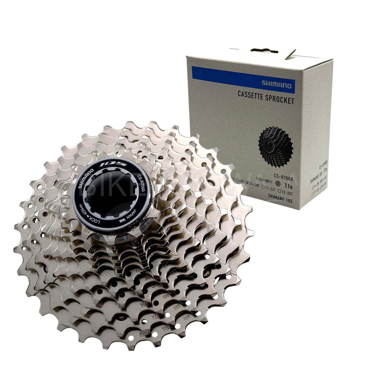Shimano 105 CS-R7000 Road Cassette Sprocket 11-30T, 11-Speed