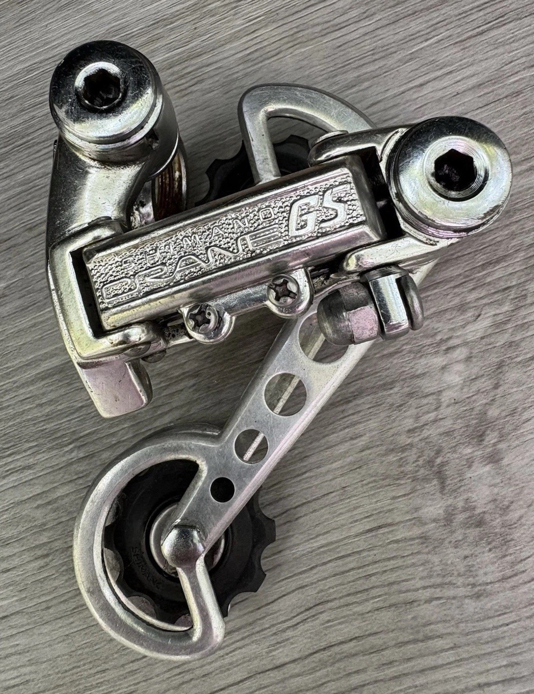 SHIMANO CRANE GS REAR DERAILLEUR SET LONG CAGE 5, 6, OR 7 SPEED