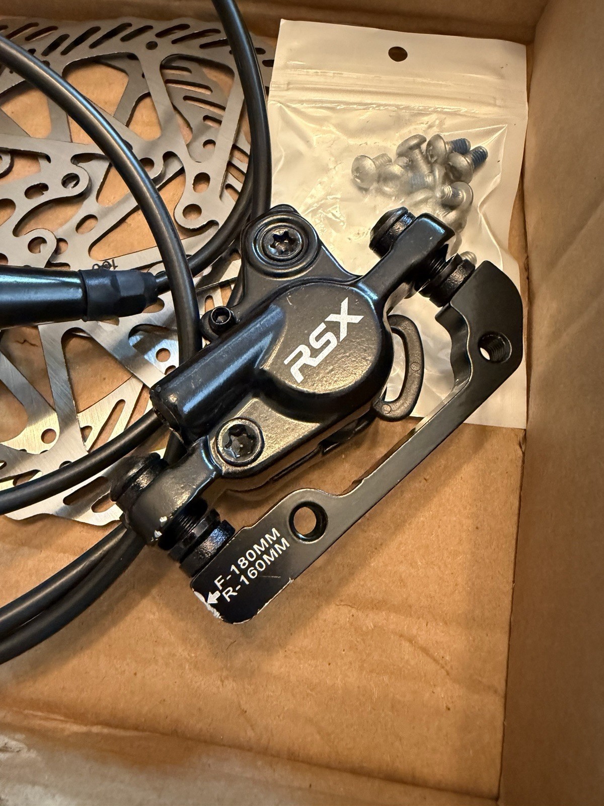 ZTZ Cycling Disc Brake Set Bike 160mm Rotors 2 Piston