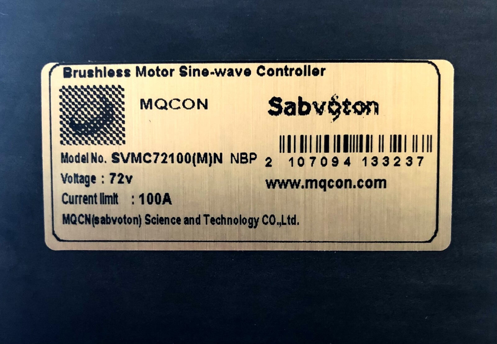 US stock:Sabvoton 72V 100A/150A programmable waterproof controller kit.