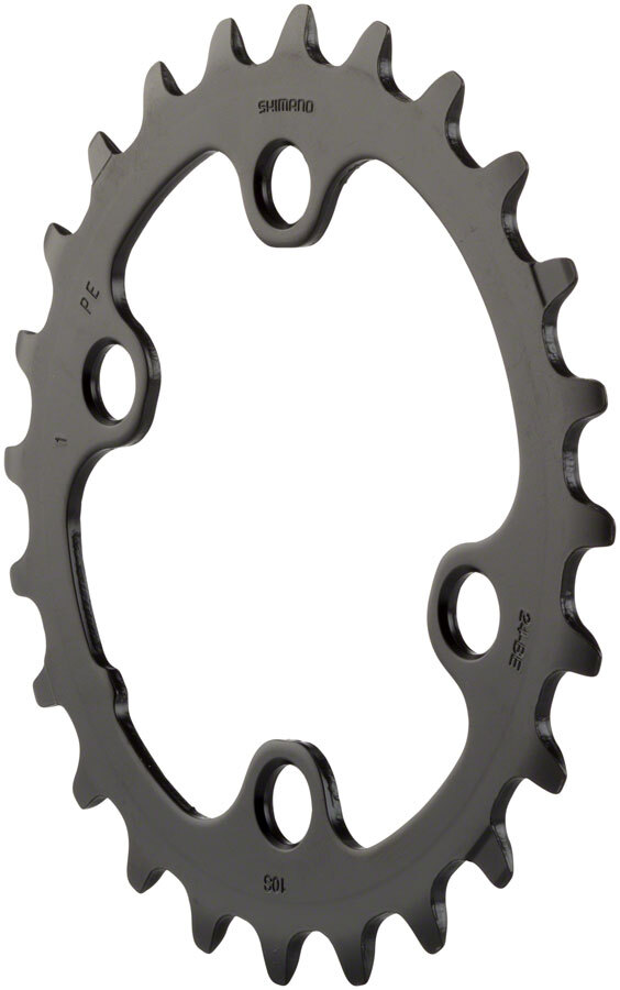 Shimano Deore FC-M6000 Chainring – 24t, 10-Speed, 64mm Asymmetric BCD, for 34-24