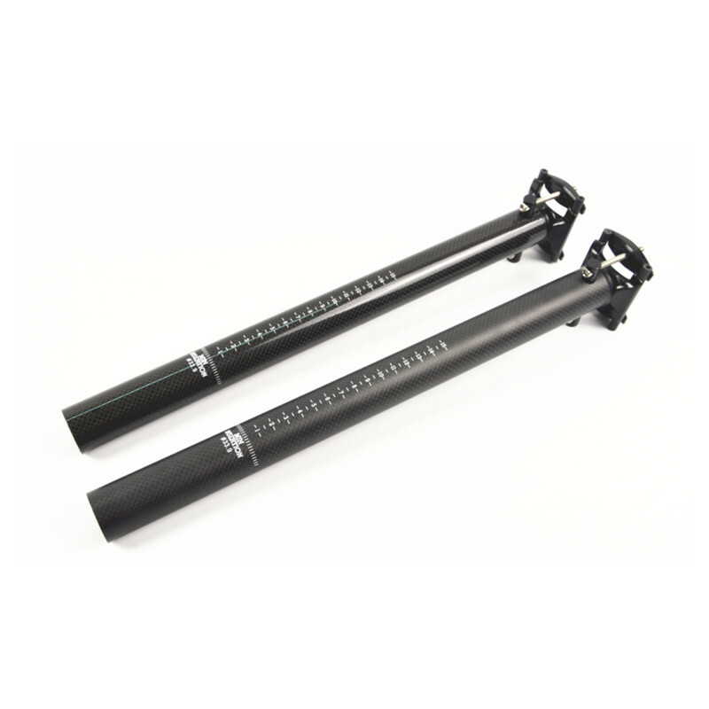 33.9/34.9mm Carbon Fiber Bicycle Seatpost Folding Bike Saddle Tube Seat Post