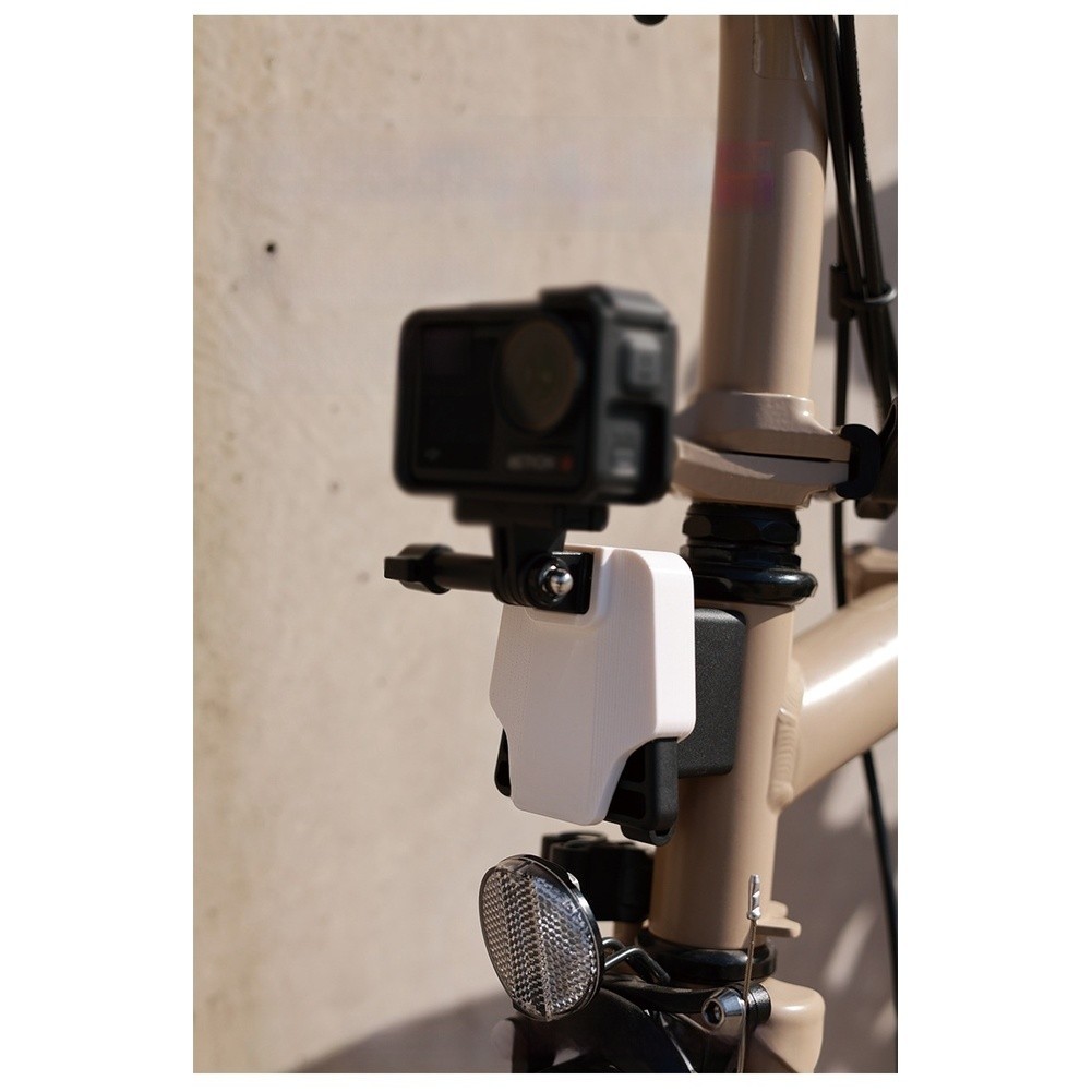 FOR BROMPTON For Action Camera Mount Adapter Secure Stable Attachment for Bikes