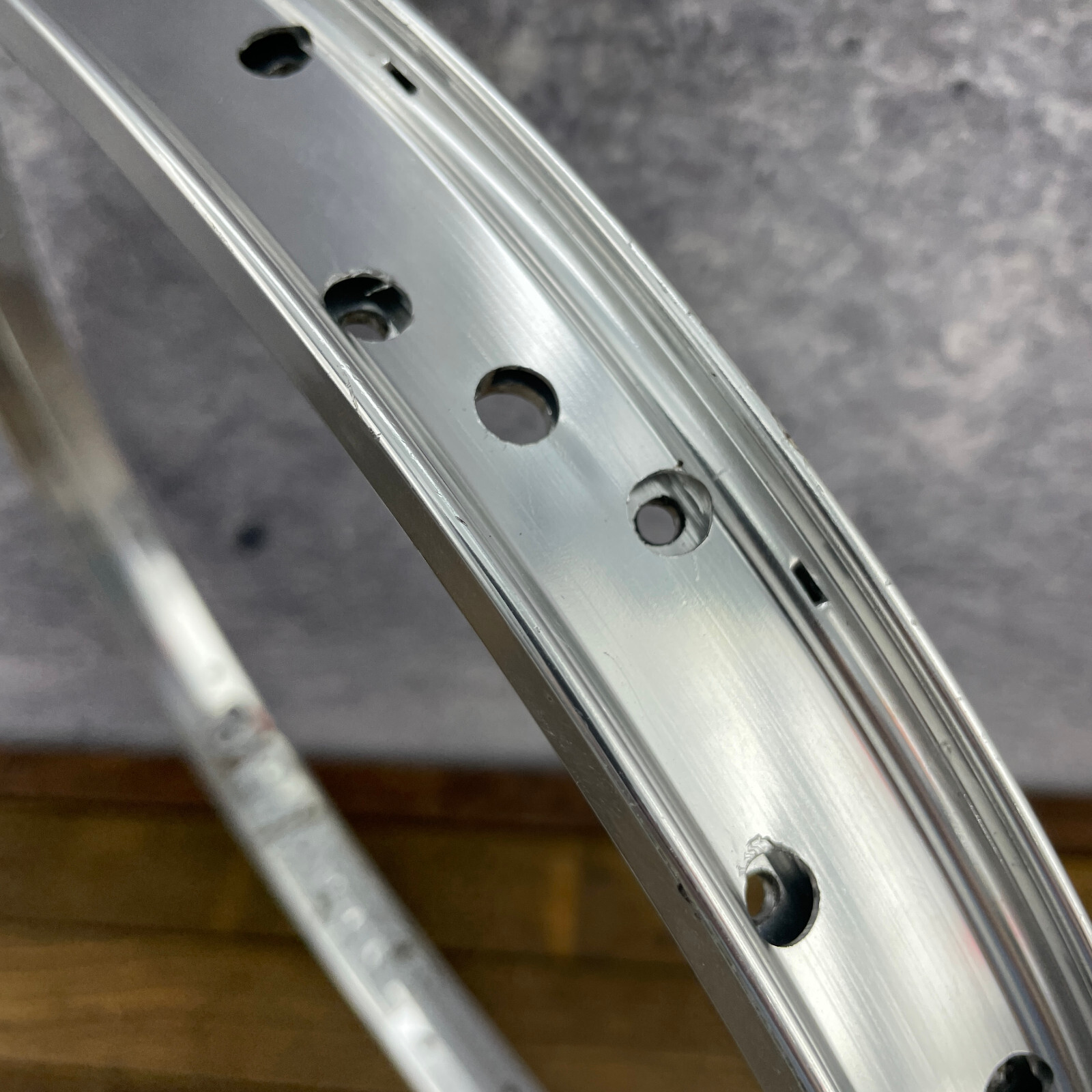 Stolen Brand Rampage BMX Rim 36h 20 in Silver Street Park Hoop 36 Hole Dents