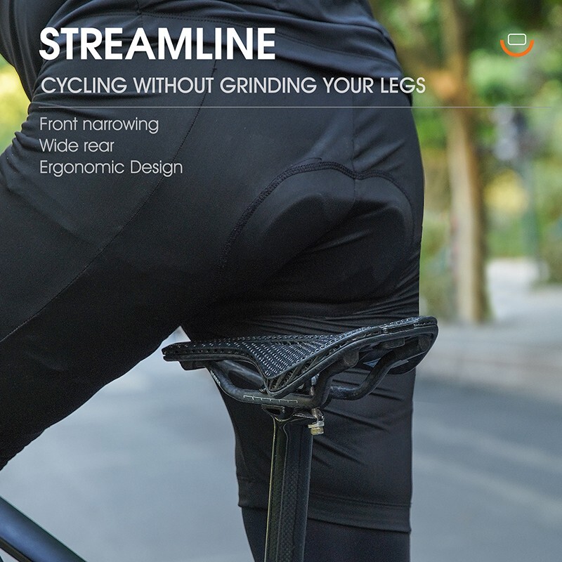WEST BIKING Carbon Fiber 3D Printed Saddle Ultralight MTB Road Bike Seat Cushion