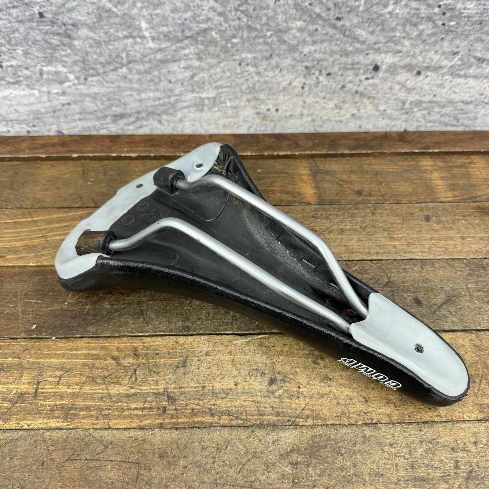 Vintage SDG Comp Seat BMX Racing Bicycle Saddle USA Black MTB Road Cut