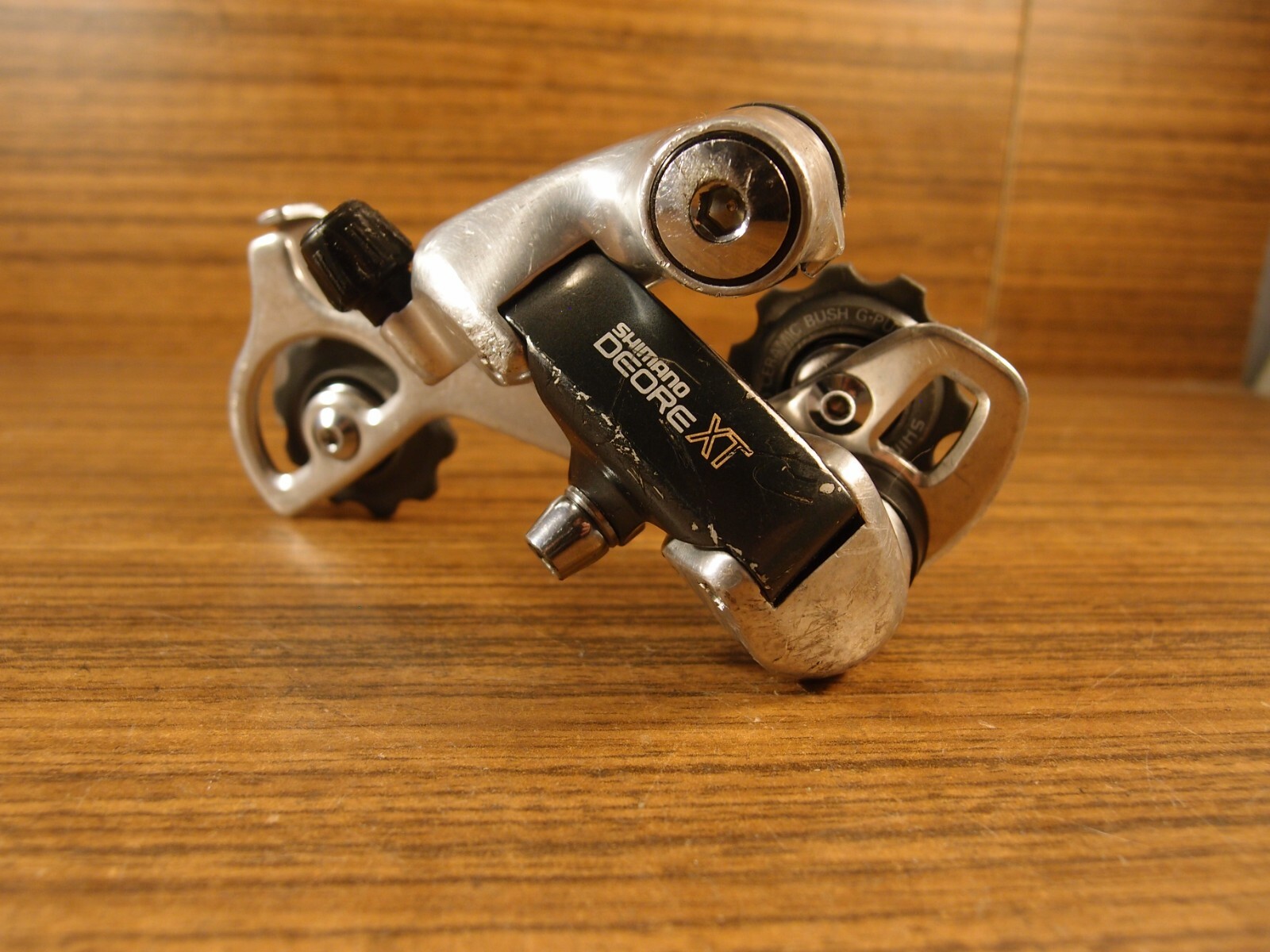 1992 rear derailleur Shimano Deore XT RD-M735 VIA Japan long cage 7 sp