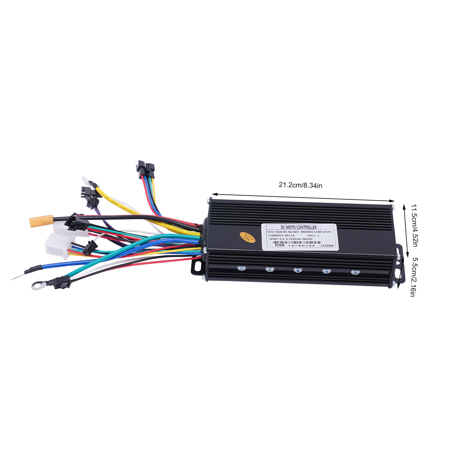 36V 1200W Electric Bicycle Brushless Controller Kit with LCD Display