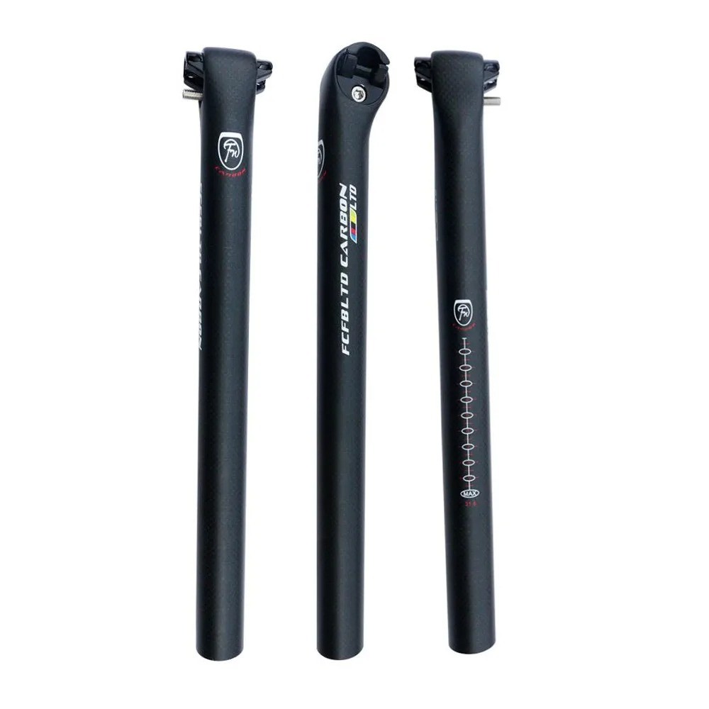 Super Light Carbon MTB Road Bike Seatpost 27.2/30.8 /31.6/31.8 /33.9/34.9mm