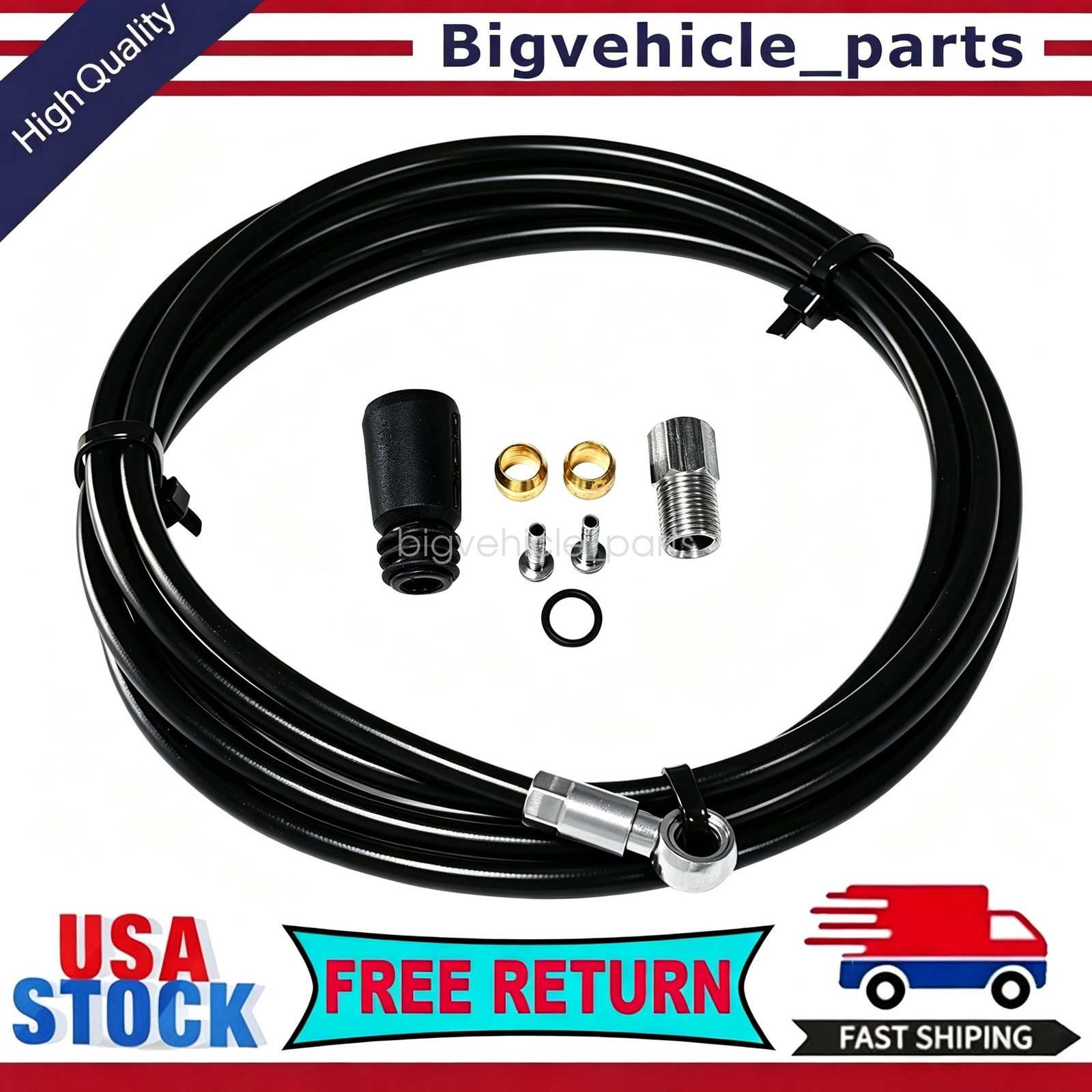 Hydraulic Hose Line Kit Fit For Shimano XTR XT SLX Banjo Brakes SMB SB 2000mm