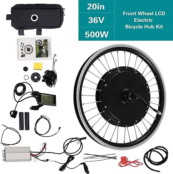 36V 500W Electric Bicycle Motor Conversion Kit Front Wheel E bike Hub Motor Kit