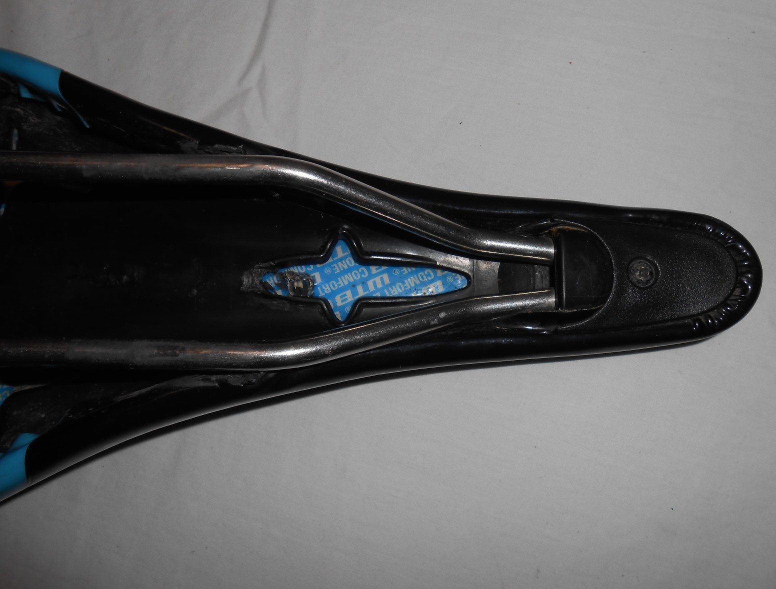 WTB Silverado Thinline Saddle Seat Black Silver CrMo Chromoly Rail Mountain Bike