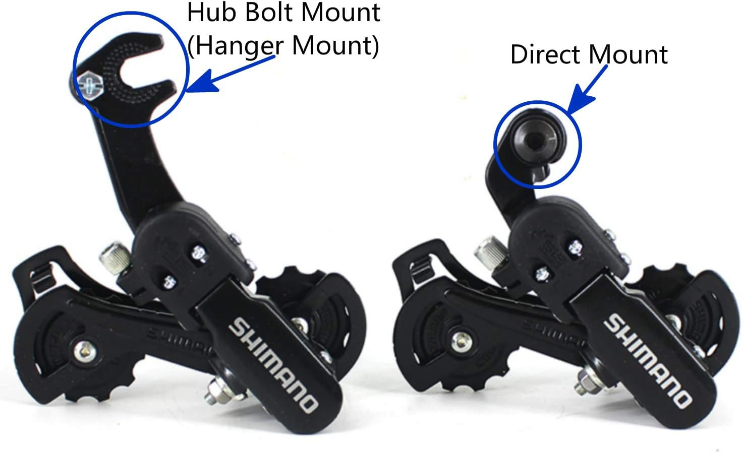 RD-TZ31-GS 6/7 Speed Rear Derailleur with Direct Mount, Medium Cage, for Moun…